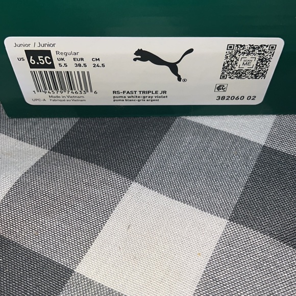 PUMA RS-Fast Triple Lace Up Sneakers Big kid/Junior size 6.5 - Picture 5 of 7